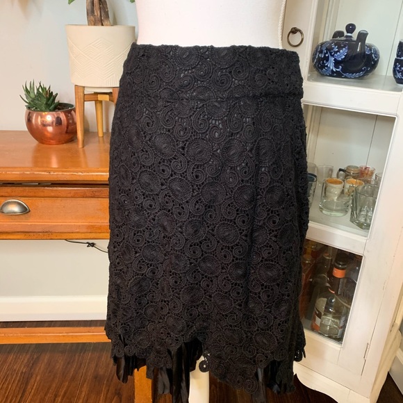 Anthropologie Dresses & Skirts - LEIFSDOTTER Black Lined Skirt